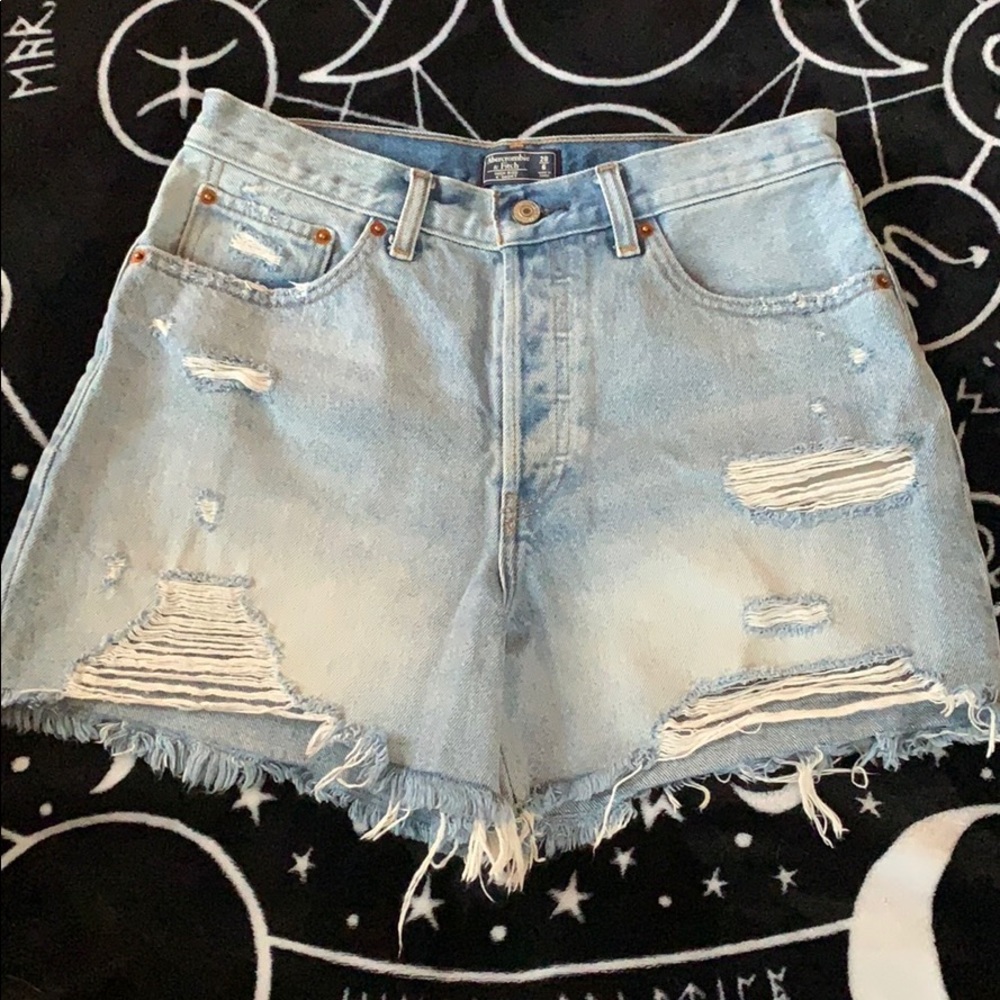 Abercrombie high rise shorts